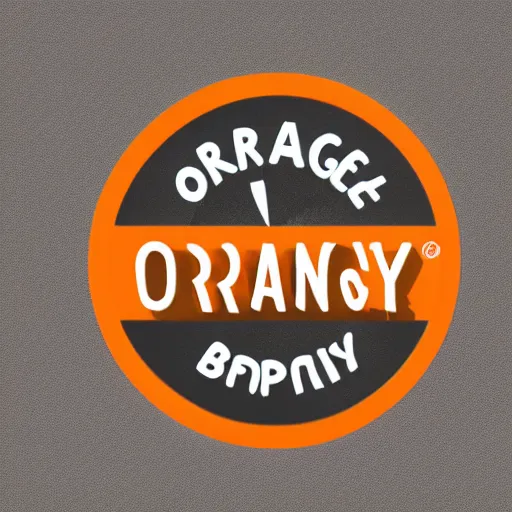 Prompt: logo for an orange company