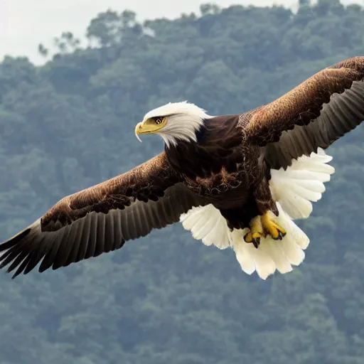 Image similar to an eagle that looks like a fighter jet