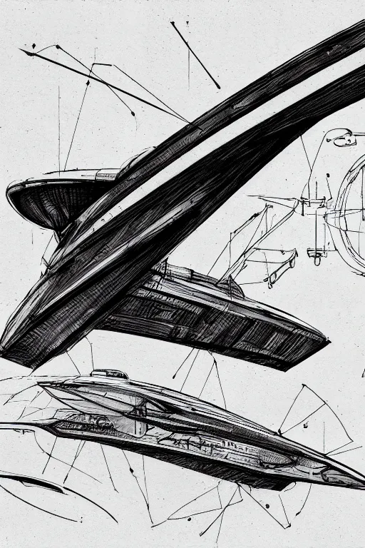 Image similar to a design project of a warp drive, sketch, detailed project, industrial, high quality, highly detailed, 8 k, sci fi, realistic, sketchbook, concept art, functional