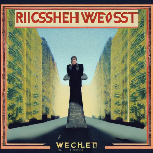 Prompt: an album cover for an album by a band called richest west, the album is called tall,