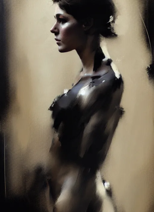 Prompt: painting of a gorgeous young woman in the style of Guy Denning, realistic, sharp focus, 8k high definition, insanely detailed, intricate, elegant, art by Guy Denning and Craig Mullins