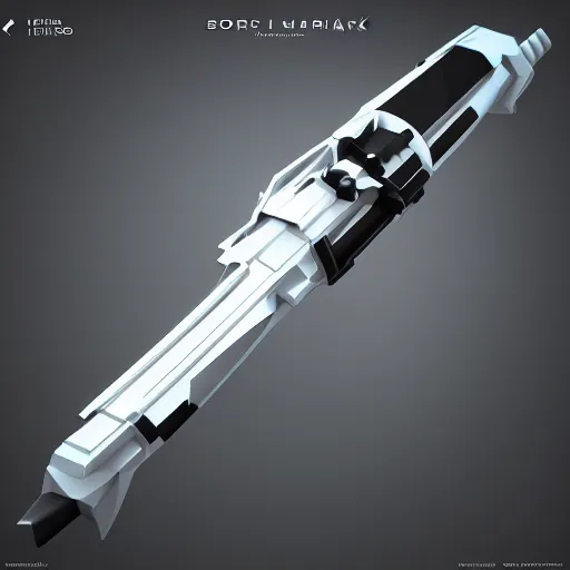 Prompt: isomorphic vector low poly lightsaber render, digitalart, cgstation, artstation