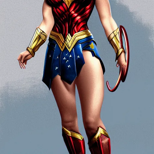 Prompt: Male version of Wonder Woman, digital art, artstation