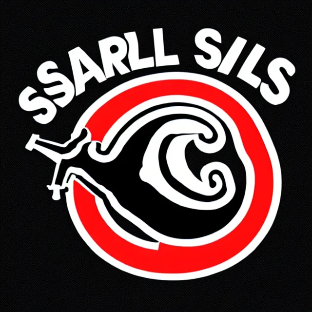 Prompt: snail sports team logo, epic, best