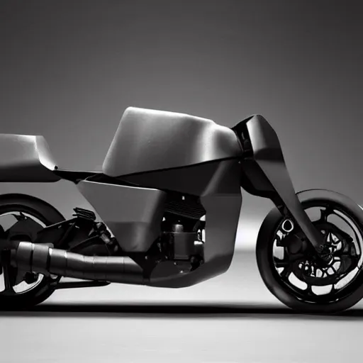 Prompt: stealth bomber motorbike