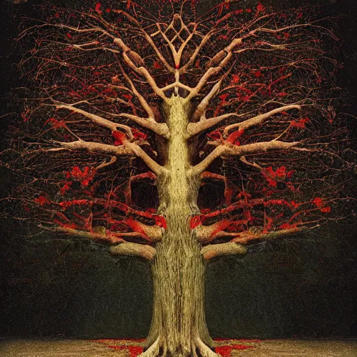 Image similar to tree of life by Dan Witz