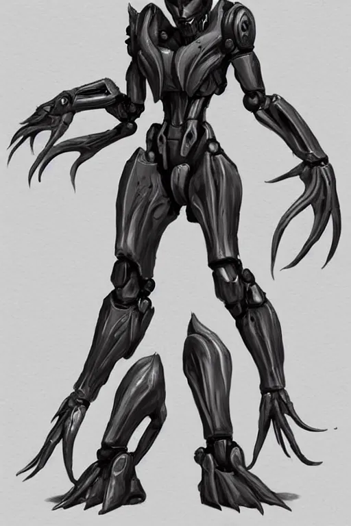 Image similar to full body alien female concept art, humanoid form, evil mecha muscle, horseshoe crap squid, digital art, in the style of ben lol, brian sum, ramil sunga, herbert lowis, furio tedesschi, christopher cao, frederic daoust, joe botardo, artstation, pinterest, deviantart, photoshop, unreal engine