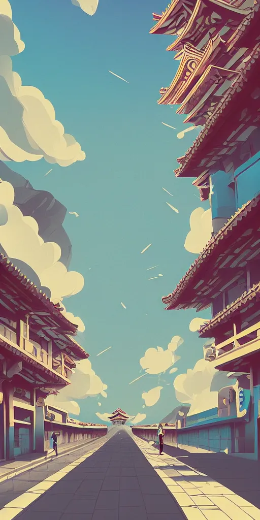 Image similar to road leading to himeji castle by petros afshar and anton fadeev
