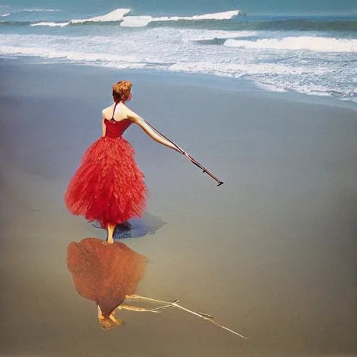 Image similar to violinist beach annie lebovitz photography artistic