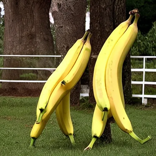 Image similar to banana horse jousting