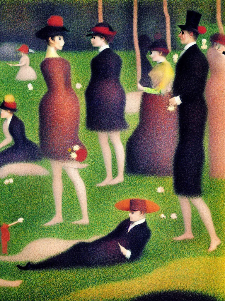 Prompt: fragrance advertising campaign by georges seurat, highly detailed, intricate