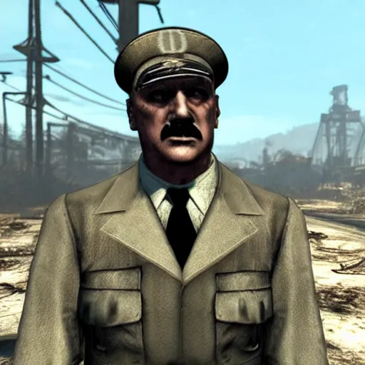 Image similar to hitler in fallout 4