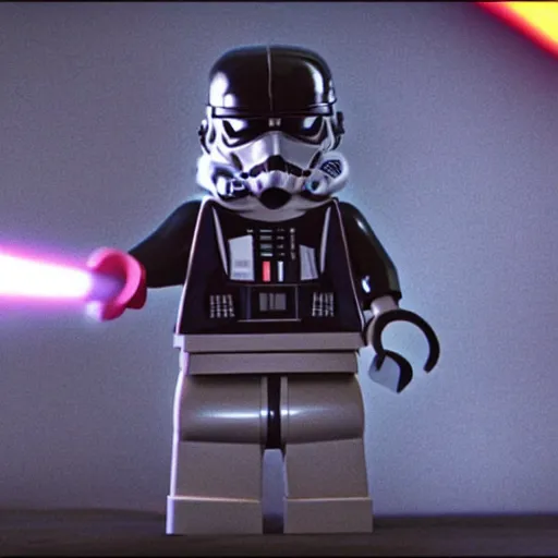 Image similar to Lego!! Star Wars, movie still, cinematic