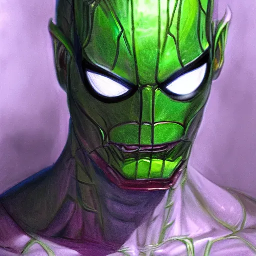 Image similar to a sketch of spider man as green goblin as iron man | venom movie | ~ ~ cinematic ~ ~ lighting | award - winning | closeup portrait | by donato giancola and mandy jurgens and charlie bowater | featured on artstation | pencil sketch | sci - fi alien