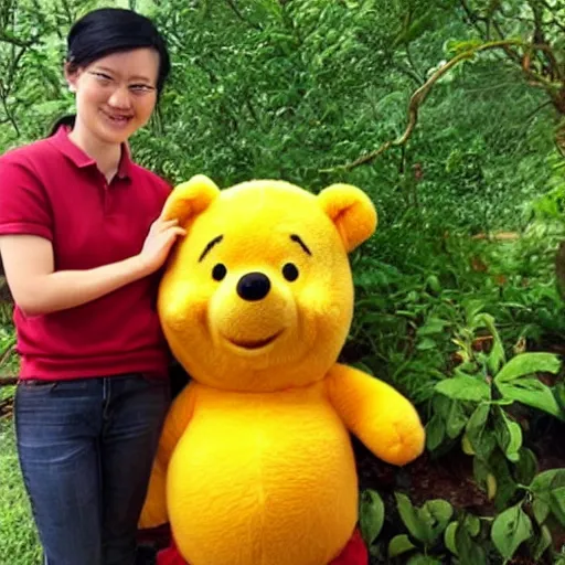 Image similar to xi xinping as winny the pooh