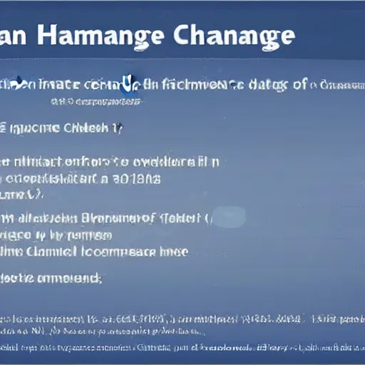 Prompt: human made climate change