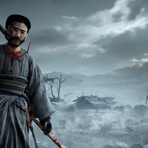 Image similar to the ghost of tsushima