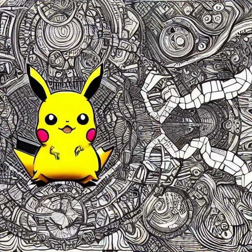 Prompt: pikachu, digital, detailed intricate ink illustration, heavenly atmosphere, digital art, overdetailed art, concept art, complementing colors, trending on artstation, cgstudio, the most beautiful image ever created, dramatic, subtle, details, award winning artwork, beautiful scenery