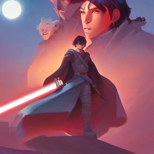 Prompt: hero world star wars, behance hd by jesper ejsing, by rhads, makoto shinkai and lois van baarle, ilya kuvshinov, rossdraws global illumination