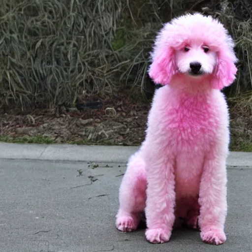 Prompt: pink dog