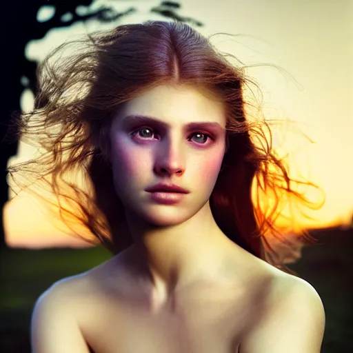 Prompt: photographic portrait of a stunningly beautiful english female in soft dreamy light at sunset, contemporary fashion shoot, by edward robert hughes, annie leibovitz and steve mccurry, david lazar, jimmy nelsson, extremely detailed, breathtaking, hyperrealistic, perfect face, octane render