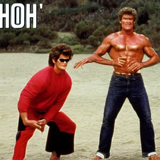 Prompt: dont hustle the hoff - 9