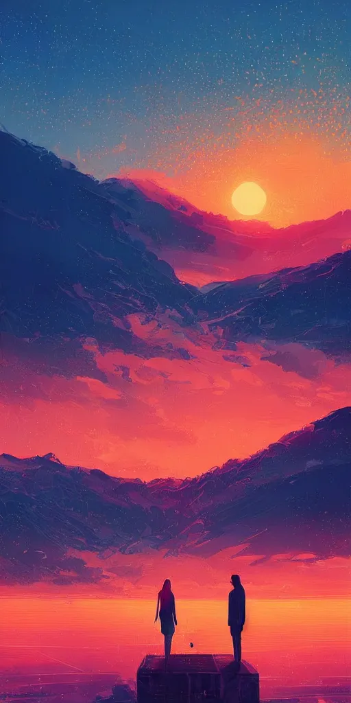 Prompt: oh, when i'm like this, you're the one i trust by alena aenami