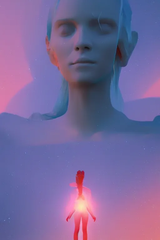 Image similar to The angel that came to Earth art by Beeple, Trending on artstation, artstationHD, artstationHQ, 4k, 8k