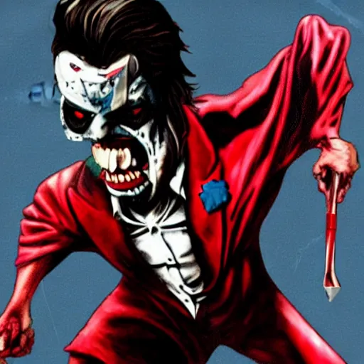 Image similar to Morbius as The American Psycho