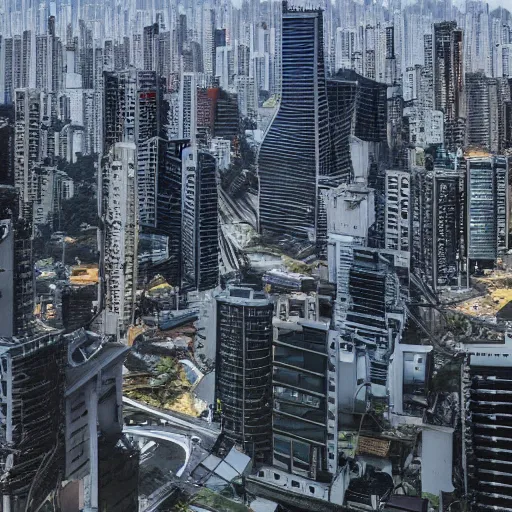 Prompt: futuristic sao paulo, 4 k, terraform studio, ryan woodhouse