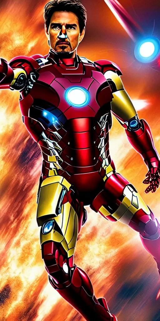 Image similar to tom cruise as iron man