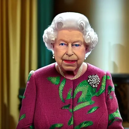 2 0 2 2 modern day queen elizabeth ii hosting snl | Stable Diffusion ...