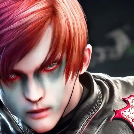 Prompt: Lil Peep in Tekken7,