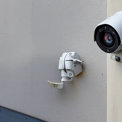 Prompt: a sealing packed with ptz surveillance camera