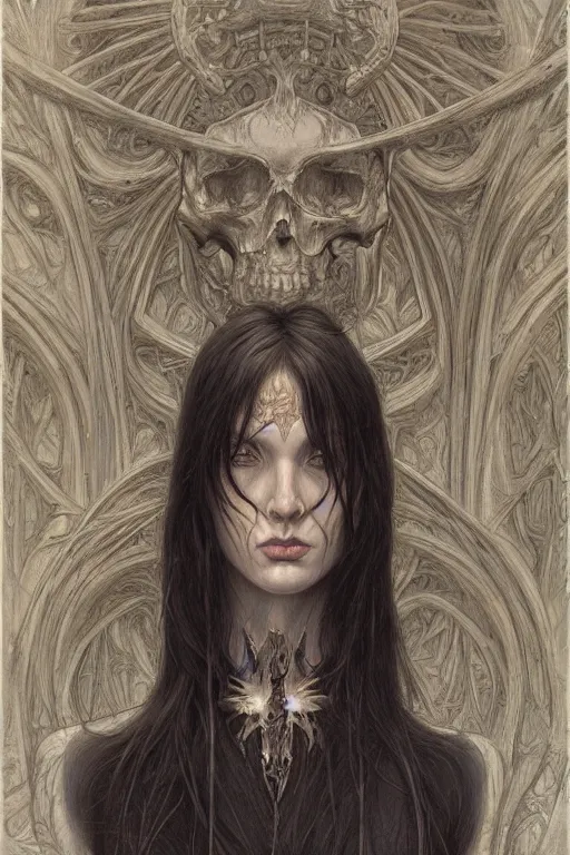 Image similar to portrait of death, by giancola, very detailed art, elegant, sophisticated, high resolution, smooth