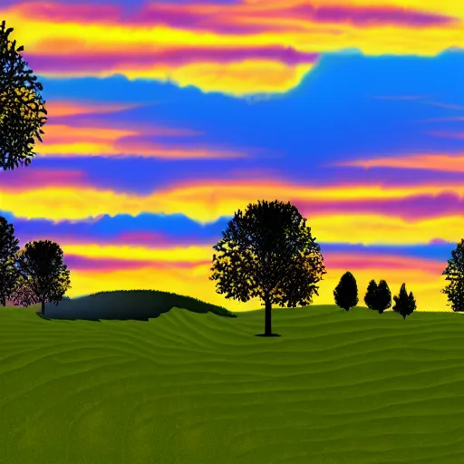 Image similar to mansion slim trees spring light sunset vectors designed by jackson & leroy