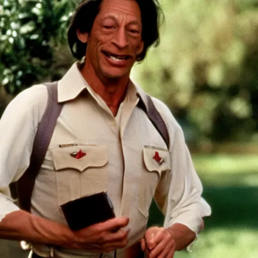 Image similar to jim varney as forrest gump