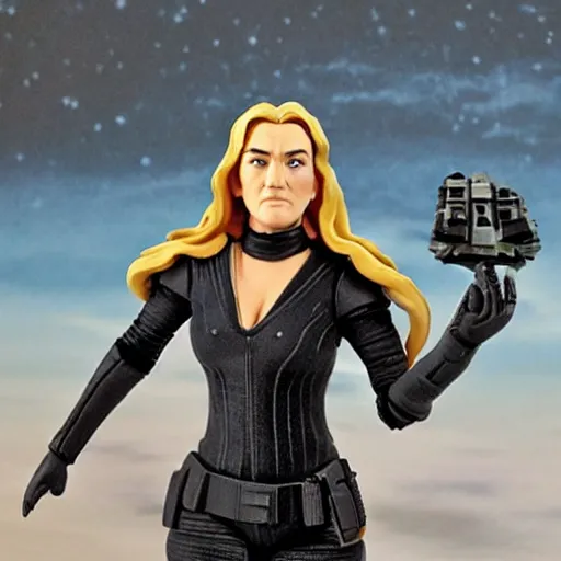 Image similar to kate winslet as a star wars action figure