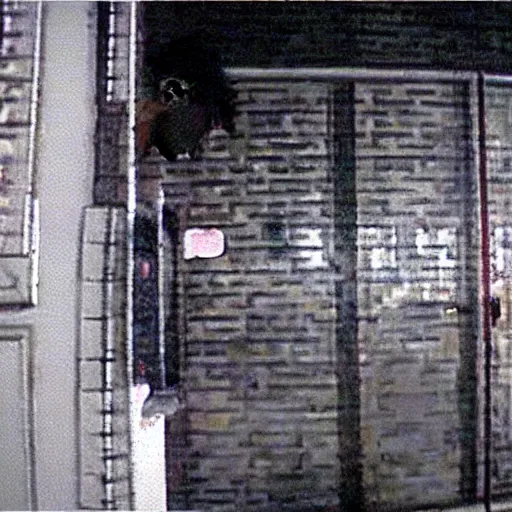 Prompt: highly detailed matrix clone of 2 1 savage demon cctv footage