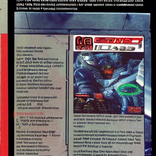 Prompt: “ a scan of a reviews page from a 1 9 9 9 issue of electronic gaming monthly magazine ”