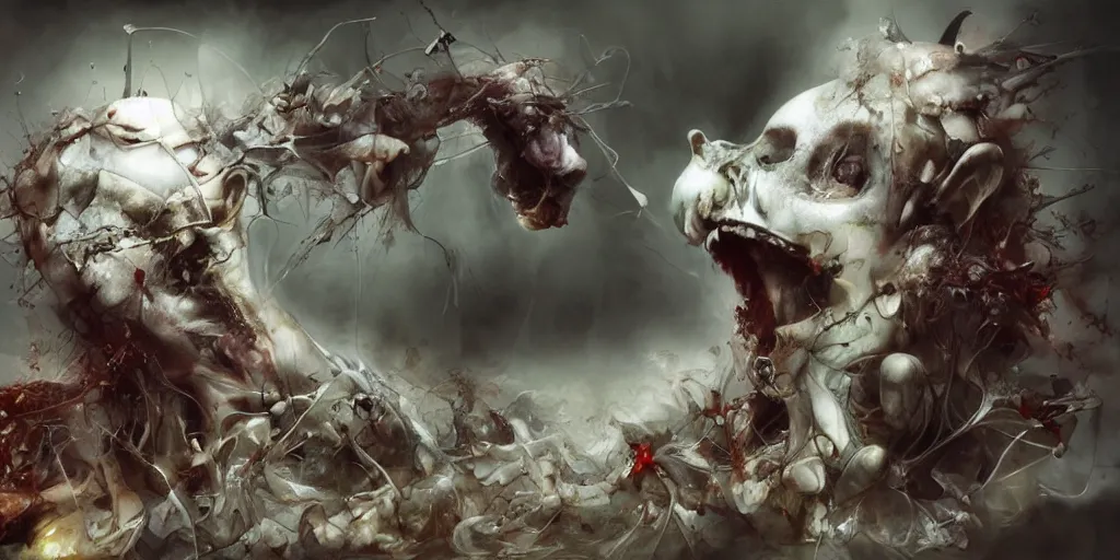 Image similar to The end of an organism, by ryohei hase