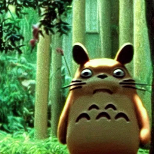 Image similar to a still of keanu reeves in my neighbor totoro ( 1 9 8 8 )