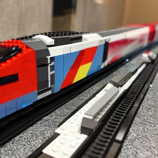 tgv from paris, brand new lego set ( 2 0 2 1 ), retail, Stable Diffusion