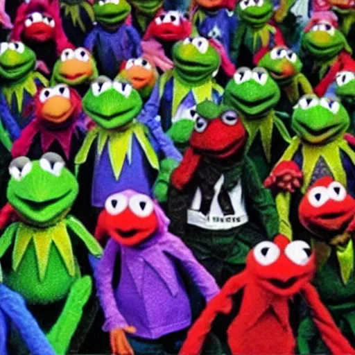 Prompt: kermit the frog cult