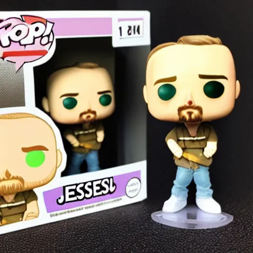 Image similar to jesse pinkman as a funko pop