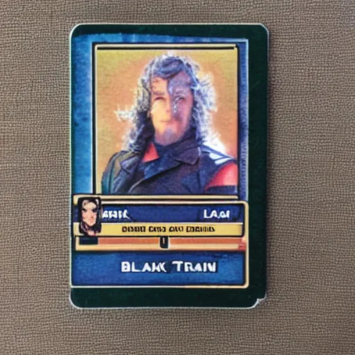 Image similar to blank trading card