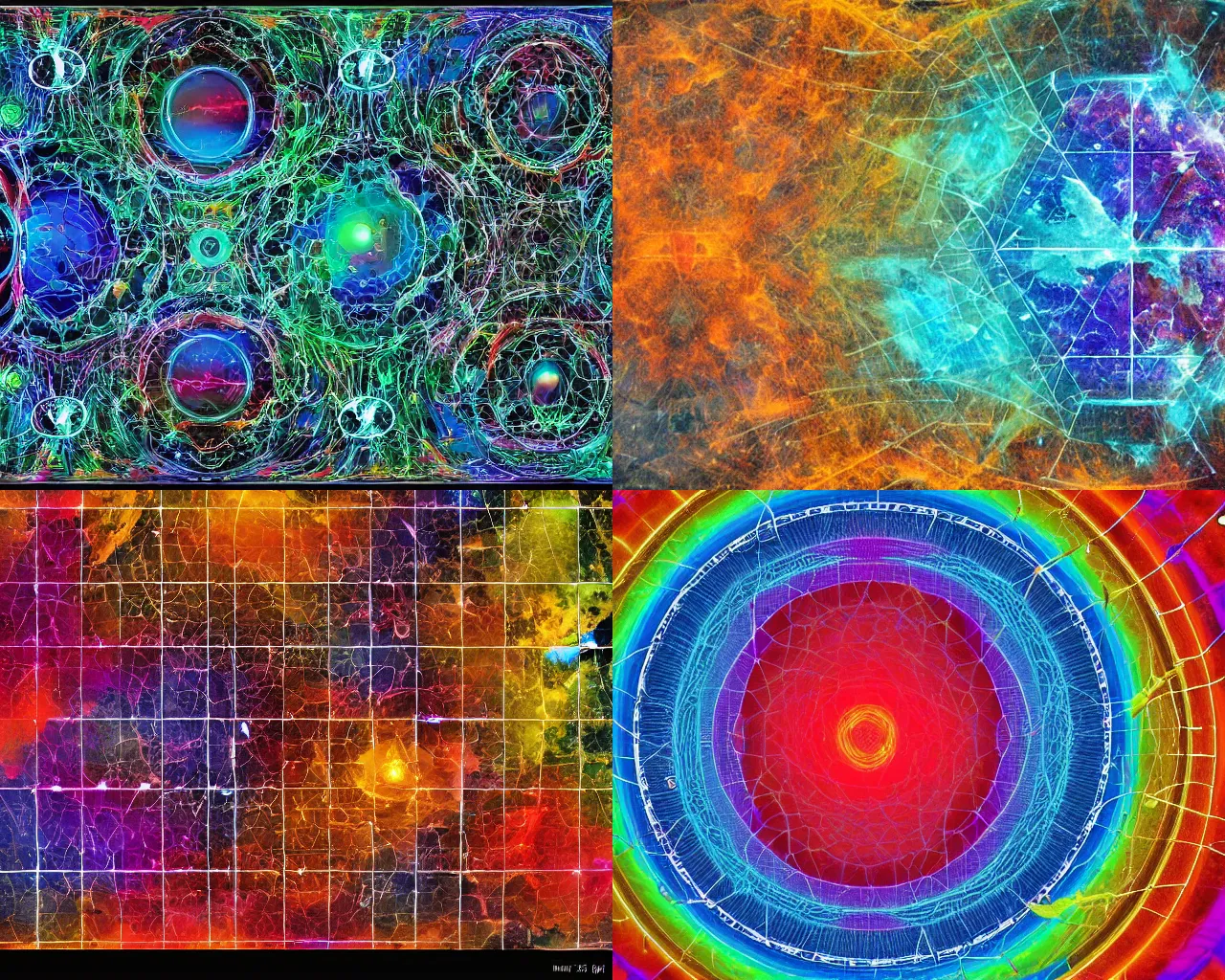 Prompt: adjustment of temporal matrix, broken fractured ethereally desolate soul expansion address, 9 0 % completed unexplainable artwork in grand color schemes, cold colors, cold biome with medium temperature eternally present planck length 3 9 5 th dimension of your reasoning view