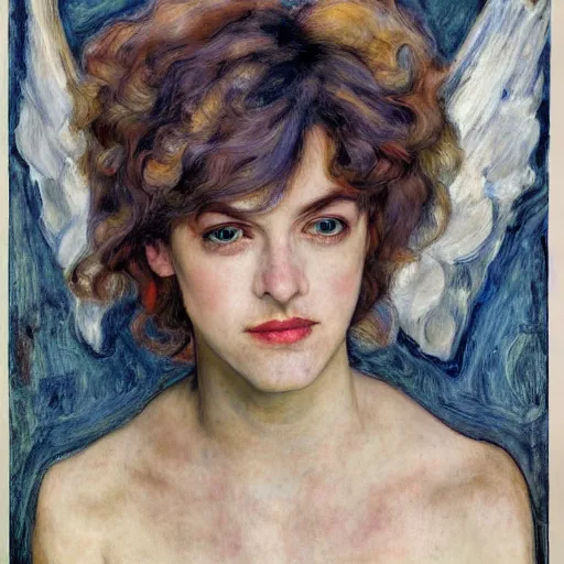 Prompt: realistic beautiful highly detailed portrait of ramona flowers, photorealistic, mecha, angel, egon schiele, john mcneill whistler, john singer sargent, epic, stunning