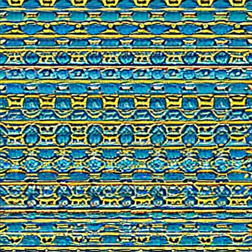 Prompt: a beautiful, symmetric pattern by andy warhol, blue color scheme, cyan colors, gold highlights, ultra high details, triade color scheme, # 2 2 3 3 e 6