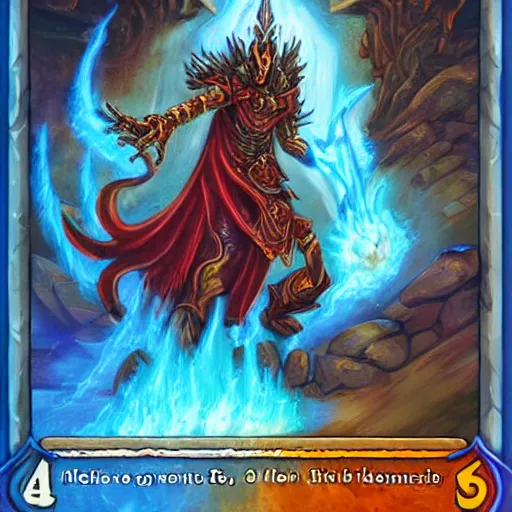 Prompt: fiery burning spell, in hearthstone art style, epic fantasy style art, fantasy epic digital art, epic fantasy card game art